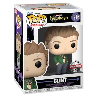 Afbeelding van Funko Pop! #1216 Hawkeye Clint Barton Kersttrui Vinyl Target Exclusive