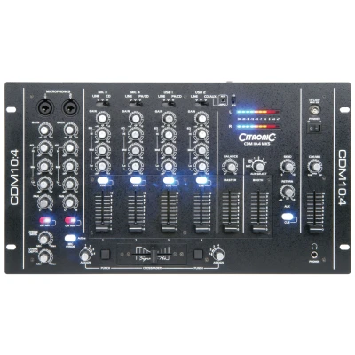 Afbeelding van Citronic CDM10:4 MK5 4 Kanaals USB mixer