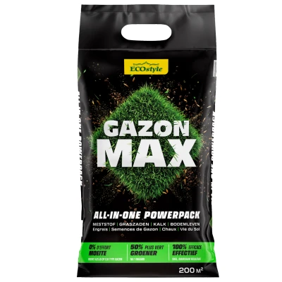 Afbeelding van ECOstyle Graszaad GazonMax All in one Powerpack 10 KG 200 M²