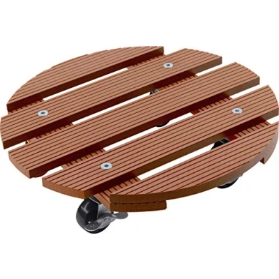 Afbeelding van Metafranc WU0825120 Transportroller Houtcomposiet (WPC) Laadvermogen (max.): 60 kg 300 mm x 73 Aantal rollers 4
