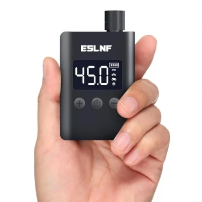 Afbeelding van Mini fietspomp, elektrische fietspomp met digitale lcd drukmeter, ultrakleine 120 psi fiets luchtpomp, 500 mAh, type C oplaadbare accu, minipompen voor fietsen