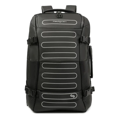 Afbeelding van Hedgren Comby Performance Trip Cabin Backpack L 15.6&quot; Expandable black weekendtas handbagage