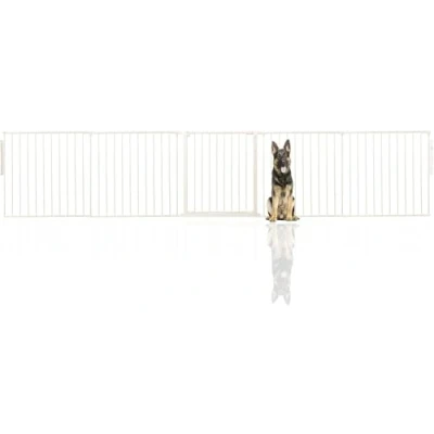Afbeelding van Bettacare Premium Multi Panel Flexibele Huisdierenbarrière Assortiment, Wit, tot 360cm Breed (32 opties beschikbaar),Hondenbarrière voor Huisdieren Honden en Puppy&#039;s, Puppybarrière geschikt binnen buitengebruik