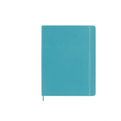 Afbeelding van Moleskine Notitieboek XL Gelinieerd Zachte Kaft Reef Blue