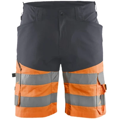 Afbeelding van Blaklader Short met stretch High Vis 1541 1811 Medium Grijs/ Oranje C46