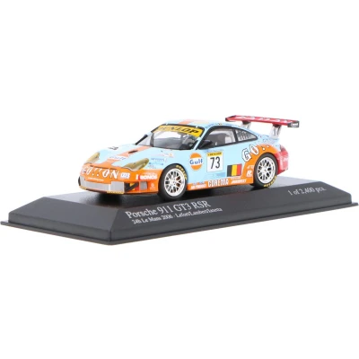 Afbeelding van Porsche 911 GT3 RSR Minichamps Modelauto 1:43 2006 Yves Emmanuel Lambert / Christian Lefort