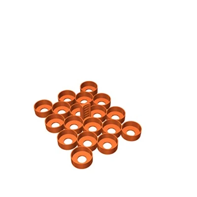 Afbeelding van Feldherr Verfrek compatibel met Citadel verfpotten (12 ml) 18 compartimenten, Kleur:Orange