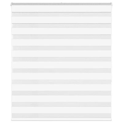 Afbeelding van vidaXL Zebra rolgordijn 120x150 cm stofbreedte 115,9cm polyester wit