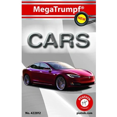 Afbeelding van Piatnik 4228 Quartet MegaTrumpf auto&#039;s, kaartspel, nieuw