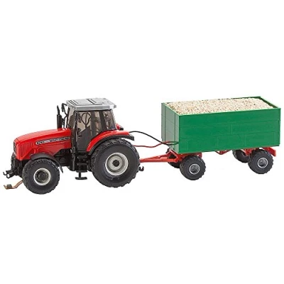 Afbeelding van FALLER FA161588 MF tractor met haksnijhanger Viking, accessoires voor de modelspoorbaan, modelbouw