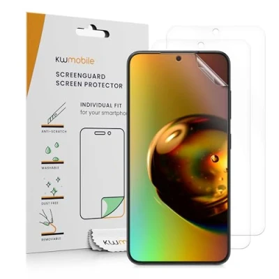 Afbeelding van kwmobile 3x screenprotectors geschikt voor Samsung Galaxy S25 Edge beschermende folie smartphone