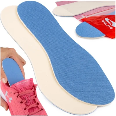 Afbeelding van Verkoelende schuimrubberen anti zweet inlegzolen Comfort en frisse voeten maat 46 Ontdek verlichting frisheid met antizweetschoentjes van schuimrubber. Ze zijn dun ademend bieden de hele dag comfort. Ideaal voor elk schoeisel!