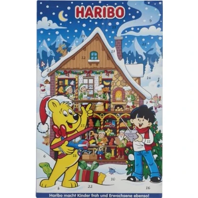 Afbeelding van Haribo Advent Calendar, Christmas sweets gift, 300g