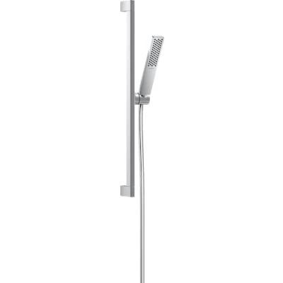 Afbeelding van hansgrohe pulsify e doucheset 100 1jet ecosmart met glijstang 65 cm chroom 24371000