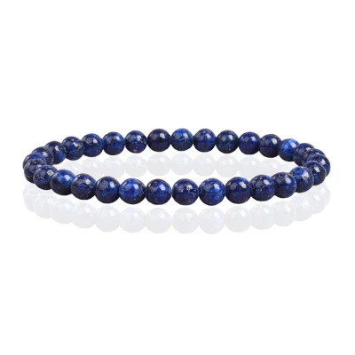Afbeelding van 6mm Memphis Natuursteen Armband Lapis Lazuli