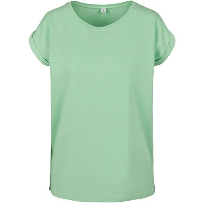 Afbeelding van Damesshirt met ronde hals en omgeslagen mouw Neo Mint XL