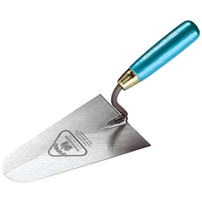 Afbeelding van Jung Henkelmann Maurertroffel Düsseldorf (S hals, 220 mm, koolstofstaal, troffel met houten handvat) 62922000
