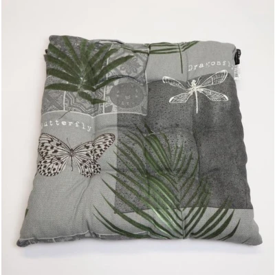 Afbeelding van Madison Toscane zitkussen 46x46 cm Nola grey