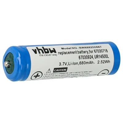 Afbeelding van vhbw Batterij compatibel met Panasonic ER DGP82, DGP74, DGP80, DGP84, DGP86, FGP80 scheerapparaat (680 mAh, 3,7 V, Li Ion)
