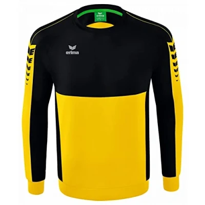 Afbeelding van Erima Six Wings sweatshirt geel/zwart