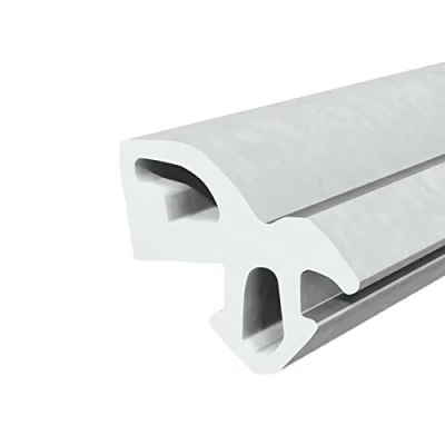 Afbeelding van Seiletech.de aluplast PVC raamafdichting, tochtstopper, profielafdichting, rubberen afdichtingstape, kunststof afdichtingen, 1 m, grijs