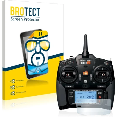 Afbeelding van BROTECT Screenprotector voor Spektrum DX6 Folie Beschermfolie transparant (2 Stuks)