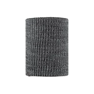 Afbeelding van Nekwarmer Buff Unisex Knitted &amp; Fleece Neckwarmer Grey Heather