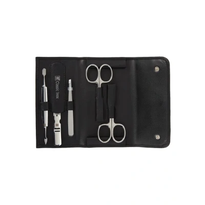 Afbeelding van Zwilling Classic Inox manicureset in etui 5 delig Zwart 1 maat