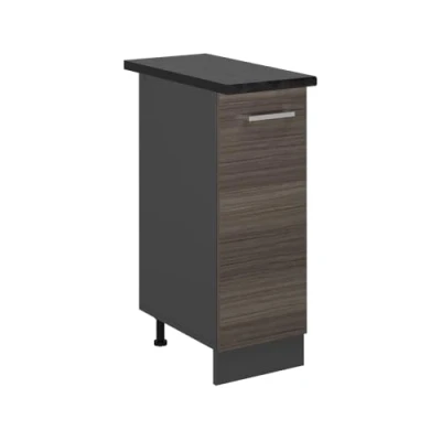 Afbeelding van Vicco Apotheekkast R Line, Edel grijs/Krachtige eik goud, 30 cm , WB Antraciet