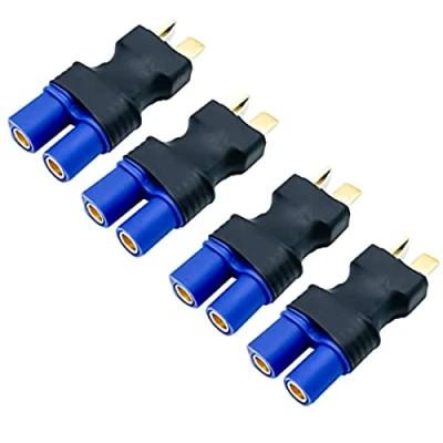 Afbeelding van FLY RC Deans Style T Male Plug naar EC3 Female Connector Adapter voor Lipo Batterij (4 stks/partijen)