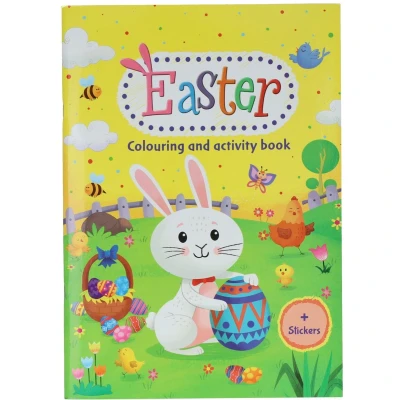 Afbeelding van Activiteiten en Stickerboek A4 Pasen