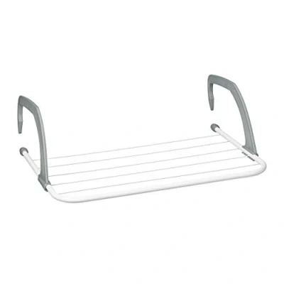 Afbeelding van Relaxdays hangdroogrek droogrek hangend wasrek radiator balkon 3 m drooglengte
