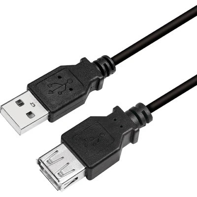 Afbeelding van LogiLink CU0010B USB kabel 2 m 2.0 A Zwart