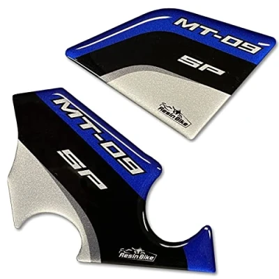 Afbeelding van Resin Bike Motorsticker Compatibel met Yamaha MT 09 2018 2020. Bescherming van de Instaplijsten Tegen Stoten en Krassen. 3D Hars Sticker Motor Gadgets Made in Italy