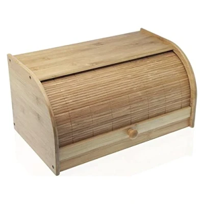 Afbeelding van Broodmand Versa Bamboe (23 x 19,5 38,5 cm)