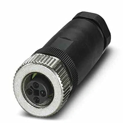 Afbeelding van Phoenix Contact 1418052 Sensor/actuator connector, niet geassembleerd M12 Aantal polen: 4 1 stuk(s)