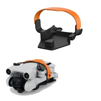 Afbeelding van Fututech 2 in 1 propellerbeschermer voor DJI Mini 3 Pro stabilisator propellerbevestiging beschermhoes drones accessoires propeller houder (oranje)