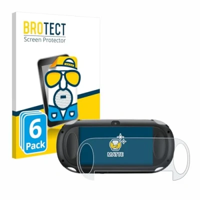 Afbeelding van BROTECT Screenprotector voor Sony Playstation PCH 1000 Serie PS Vita Touchpad (Achterkant) Folie Beschermfolie matte (6 Stuks)