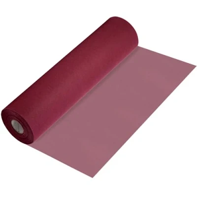 Afbeelding van 100%Mosel tafelloper vlieseline in bordeauxrood (30 cm x 25 m), elegante tafeldecoratie voor verjaardagen en bruiloften, kleurrijke versiering speciale gelegenheden