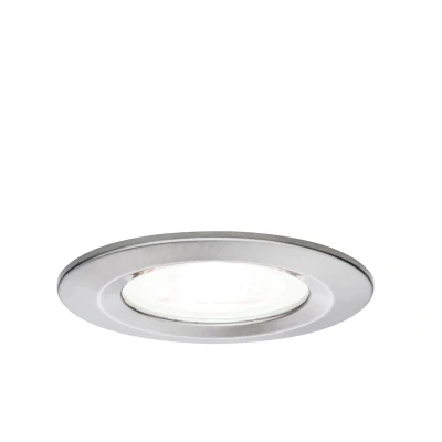 Afbeelding van Paulmann 92979 LED inbouwlamp Set van 3 stuks GU10 19.5 W IJzer (geborsteld)