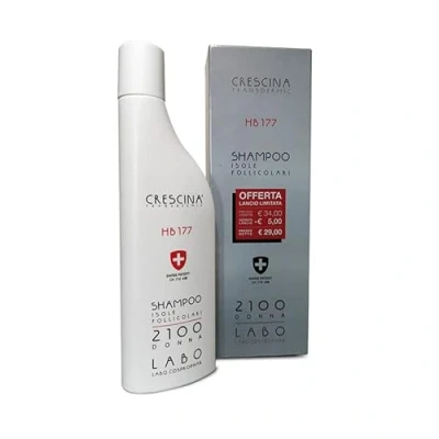 Afbeelding van Labo Crescina Transdermic HB 177 Shampoo Re Groei Haar 2100 voor dames 150 ml