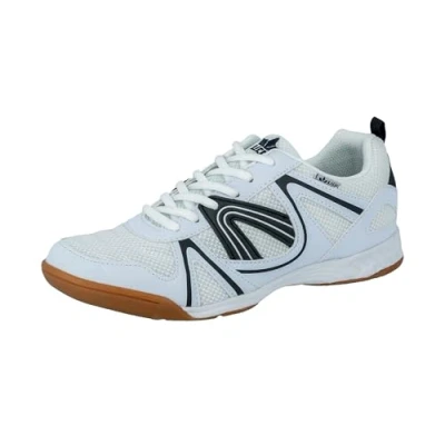 Afbeelding van Lico Fit Indoor Heren Zaalsportschoen, Wit/marineblauw, 41 EU