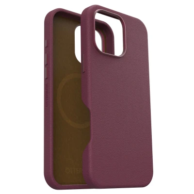 Afbeelding van Apple iPhone 16 Pro Max MagSafe Hoesje Kunstleder OtterBox Hardcase/Backcover Rood Telefoonhoesje Shockproof/Valbescherming