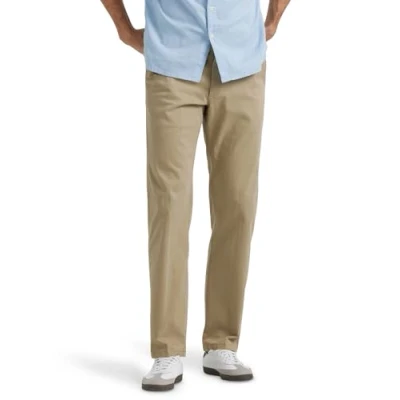 Afbeelding van Lee Herren Jeans Flat Front Straight XM, Regular Fit, Leg, ORIGINLKHAKI, 34W / 30L