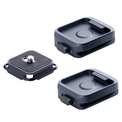 Afbeelding van PGYTECH Quick Release Plate +Adapter w/Arca Swiss Camera &amp; Clamp voor Sony/Nikon/Fuji/DJI Setup Mount w/1/4&quot; tot 3/8&quot; Schroef Gimbles Sliders Statieven Adapter (Twee Klem Plaat)