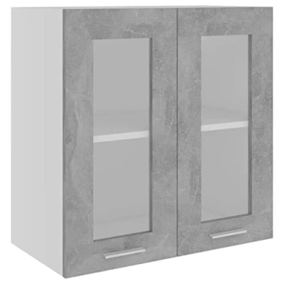 Afbeelding van Hangkast 40x31x60 cm spaanplaat betongrijs