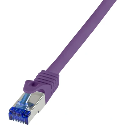 Afbeelding van LogiLink C6A049S RJ45 CAT 6A S/FTP 1.50 m Violet 1 stuk(s)