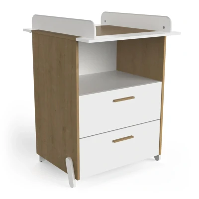 Afbeelding van Demeyere Commode Naili Incl. Bladvergroter Wit/Eiken