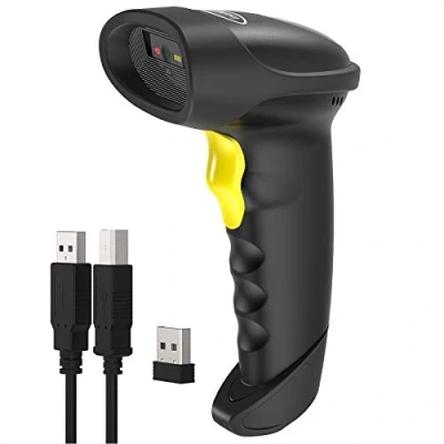 Afbeelding van Inateck BCST 50 Barcodescanner, 2D bluetooth, draadloze QR codescanner, imager met 2000 mAh accu, 1 lading 30 dagen continu gebruik,