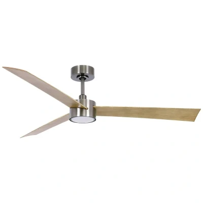 Afbeelding van Beacon Airfusion Climate IV plafondventilator nikkel teak 132 centimeter